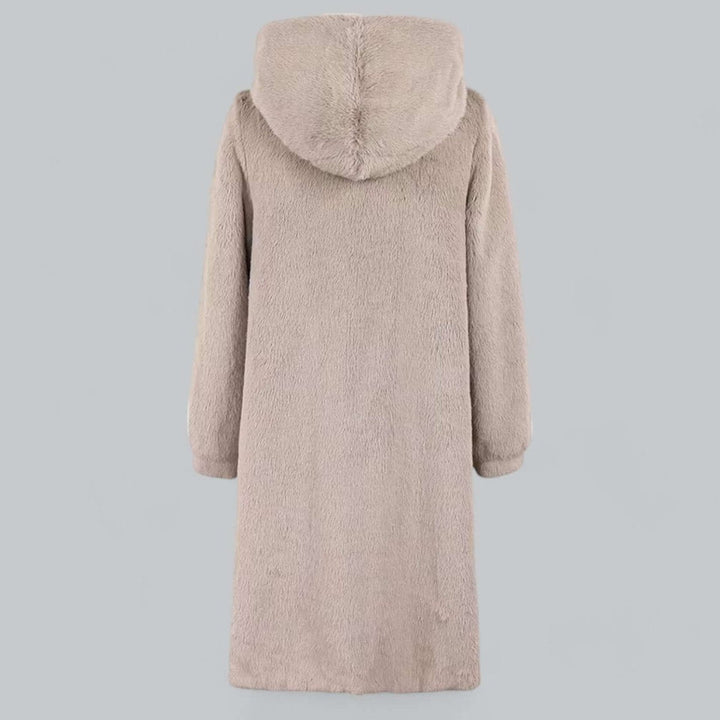 Sienna | Women's Hooded Faux Fur Long Winter Coat Warm Ladies Jacket