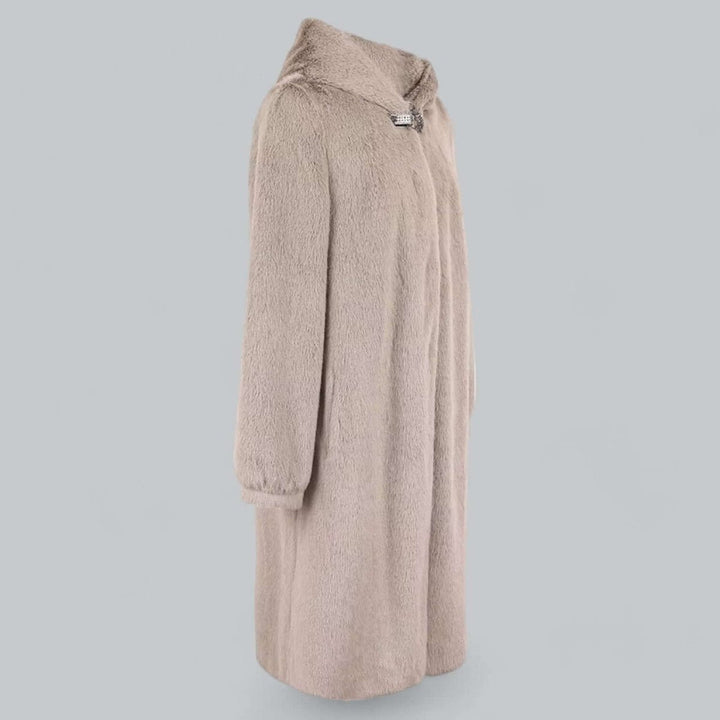 Sienna | Women's Hooded Faux Fur Long Winter Coat Warm Ladies Jacket