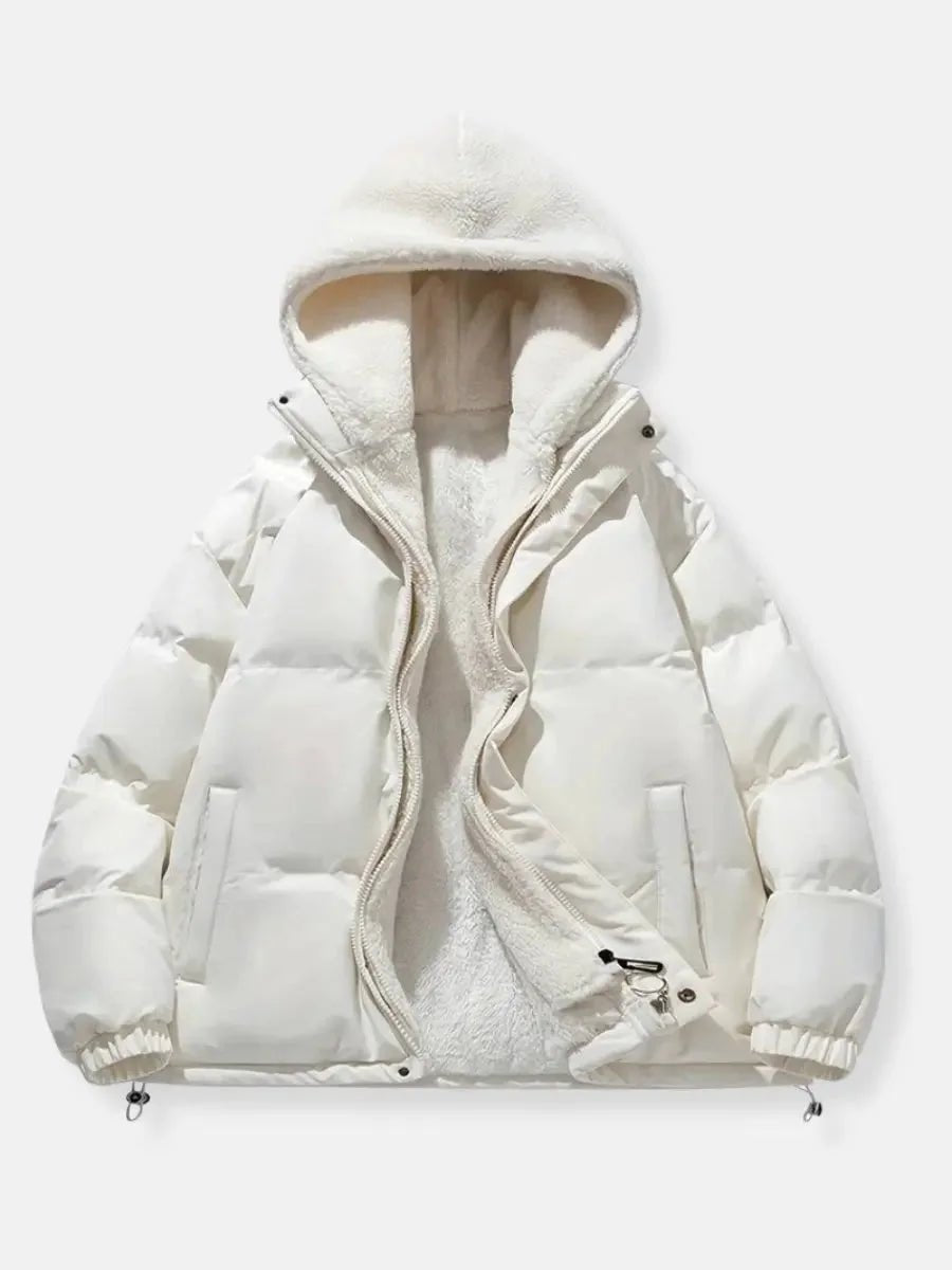Mia | Women's Hooded Fleece-Lined Quilted Ladies Puffer Jacket Coat