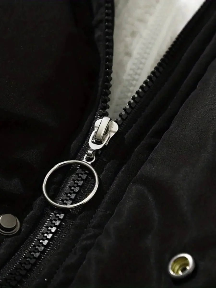 Mia | Women's Hooded Fleece-Lined Quilted Ladies Puffer Jacket Coat