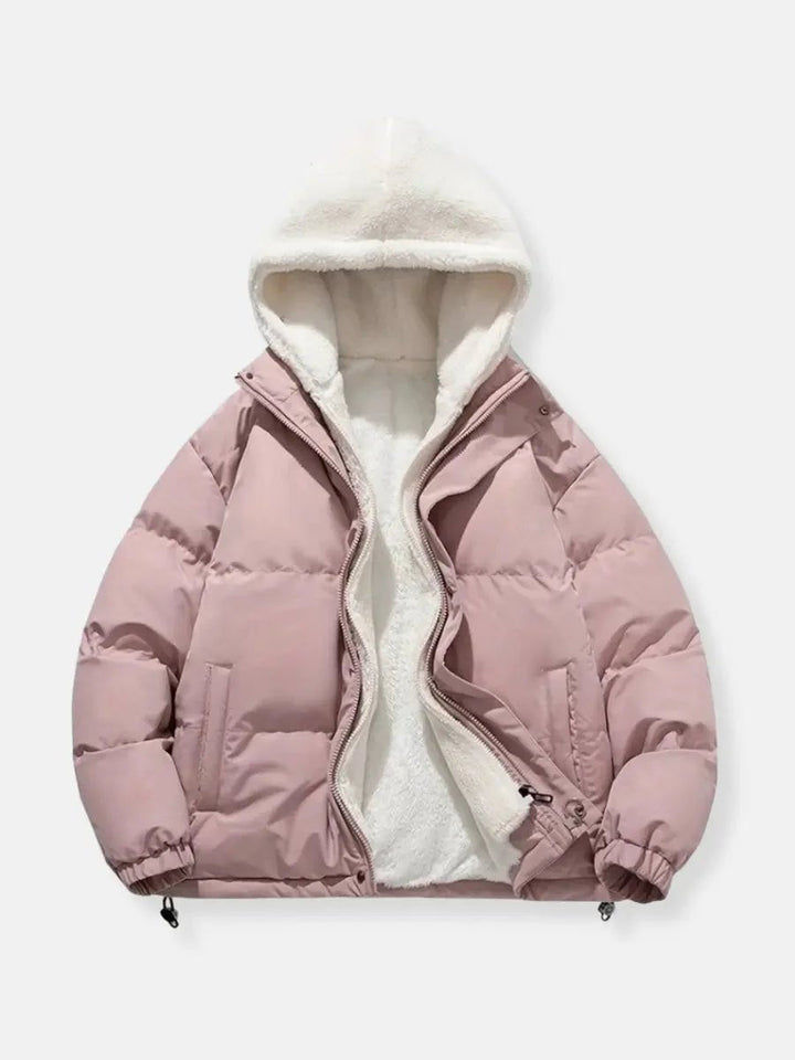 Mia | Women's Hooded Fleece-Lined Quilted Ladies Puffer Jacket Coat
