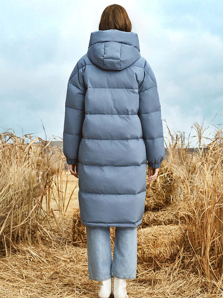 Emily | Women's Hooded Long Puffer Coat Oversized Ladies Puffer Jacket