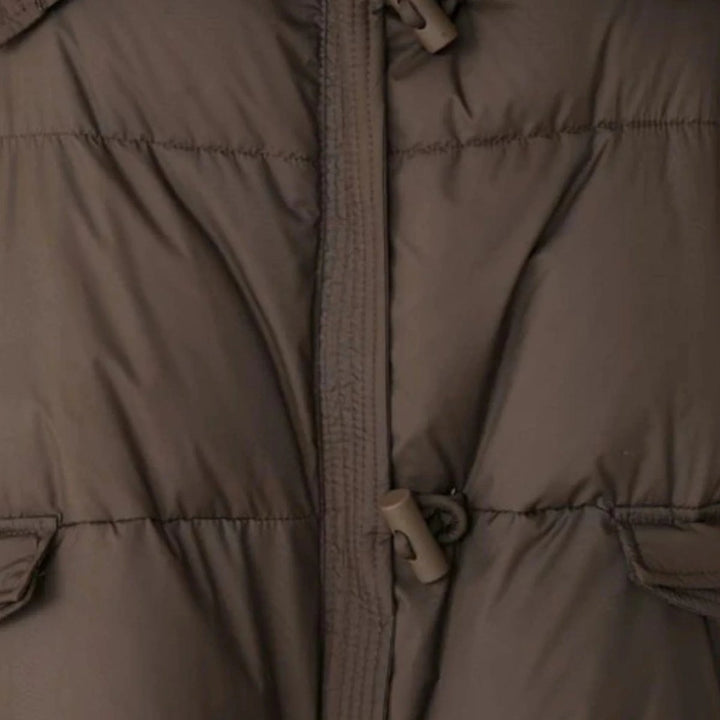 Ella | Women's Ladies Puffer Jacket Faux Fur Collar Ribbed Sleeve Coat