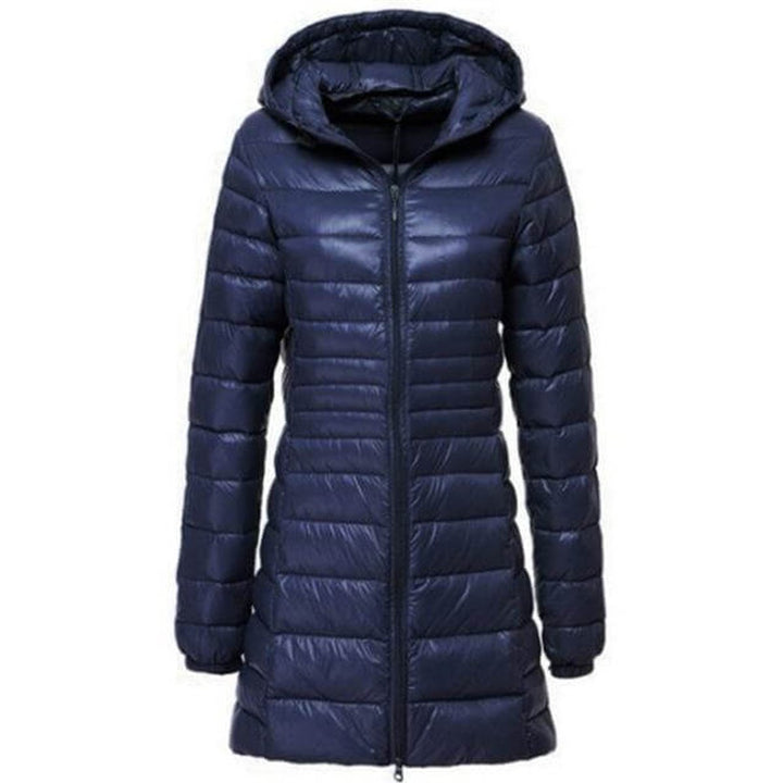 Florence | Women's Ladies Puffer Jacket Long Quilted Hooded Coat