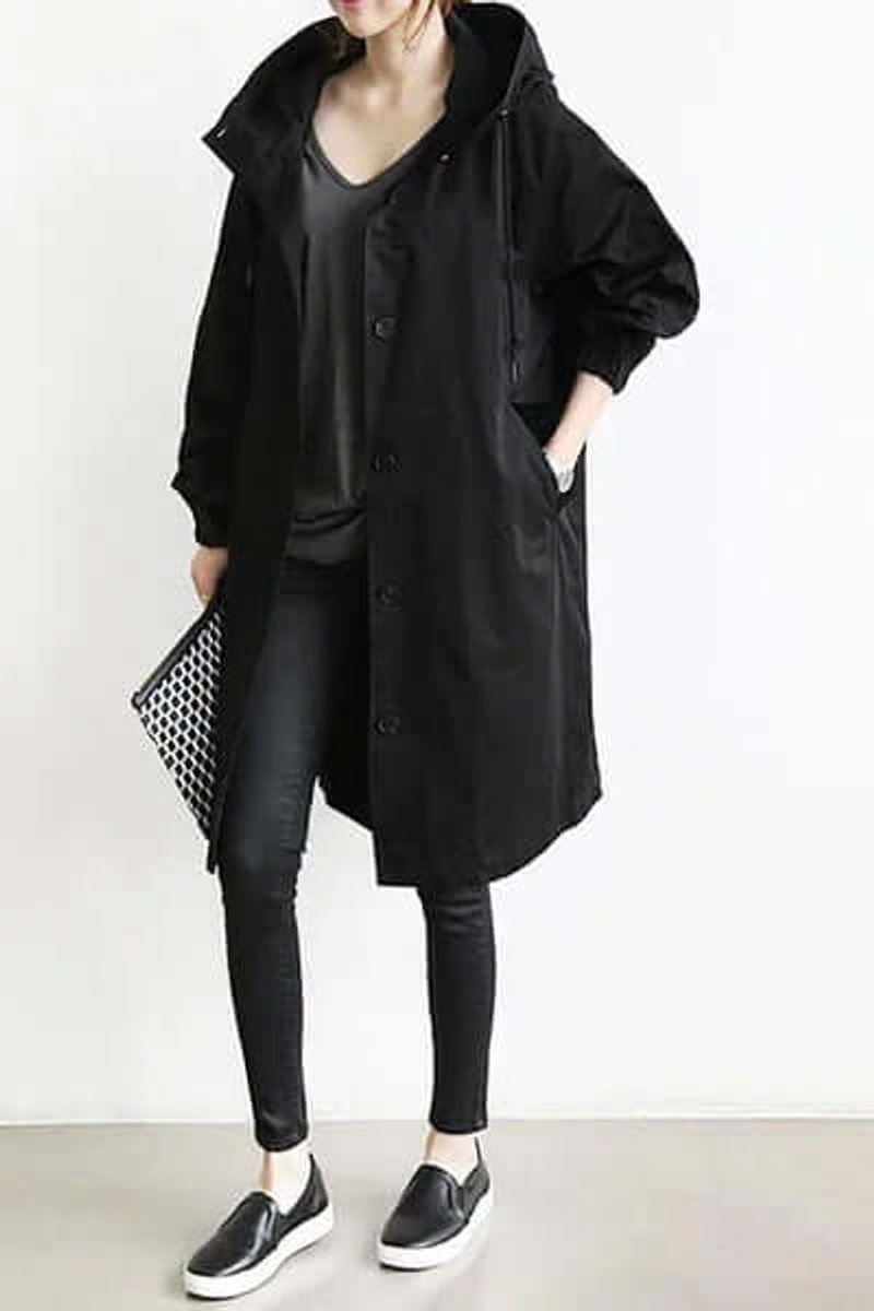Amelia | Women's Lightweight Hooded Waterproof Trench Coat