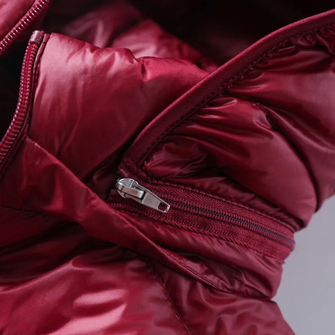 Olivia | Women's Long Hooded Quilted Ladies Puffer Jacket Coat