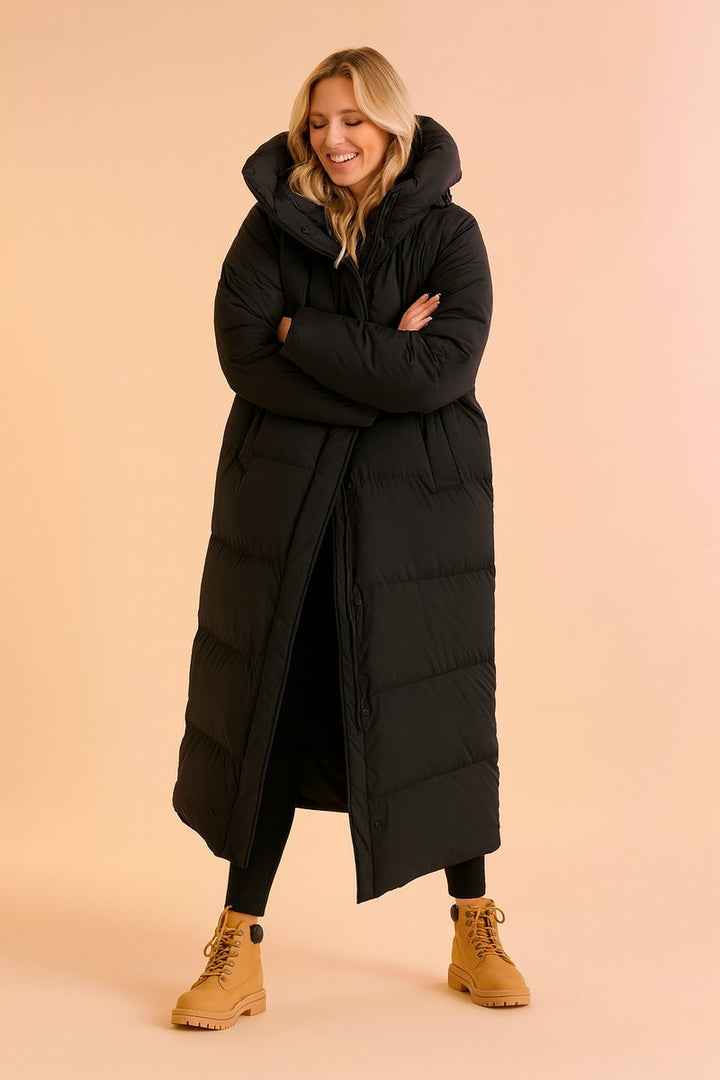 Sophie | Women's Long Hooded Quilted Ladies Puffer Jacket Coat