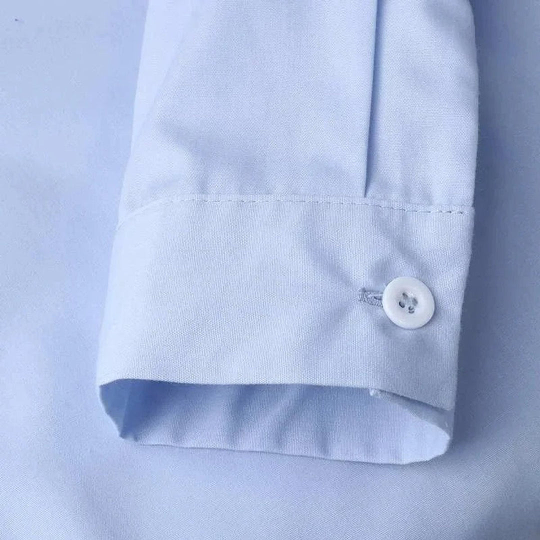 Lily | Women's Long-Sleeve Tie-Belt Wrap Blouse Open Collar
