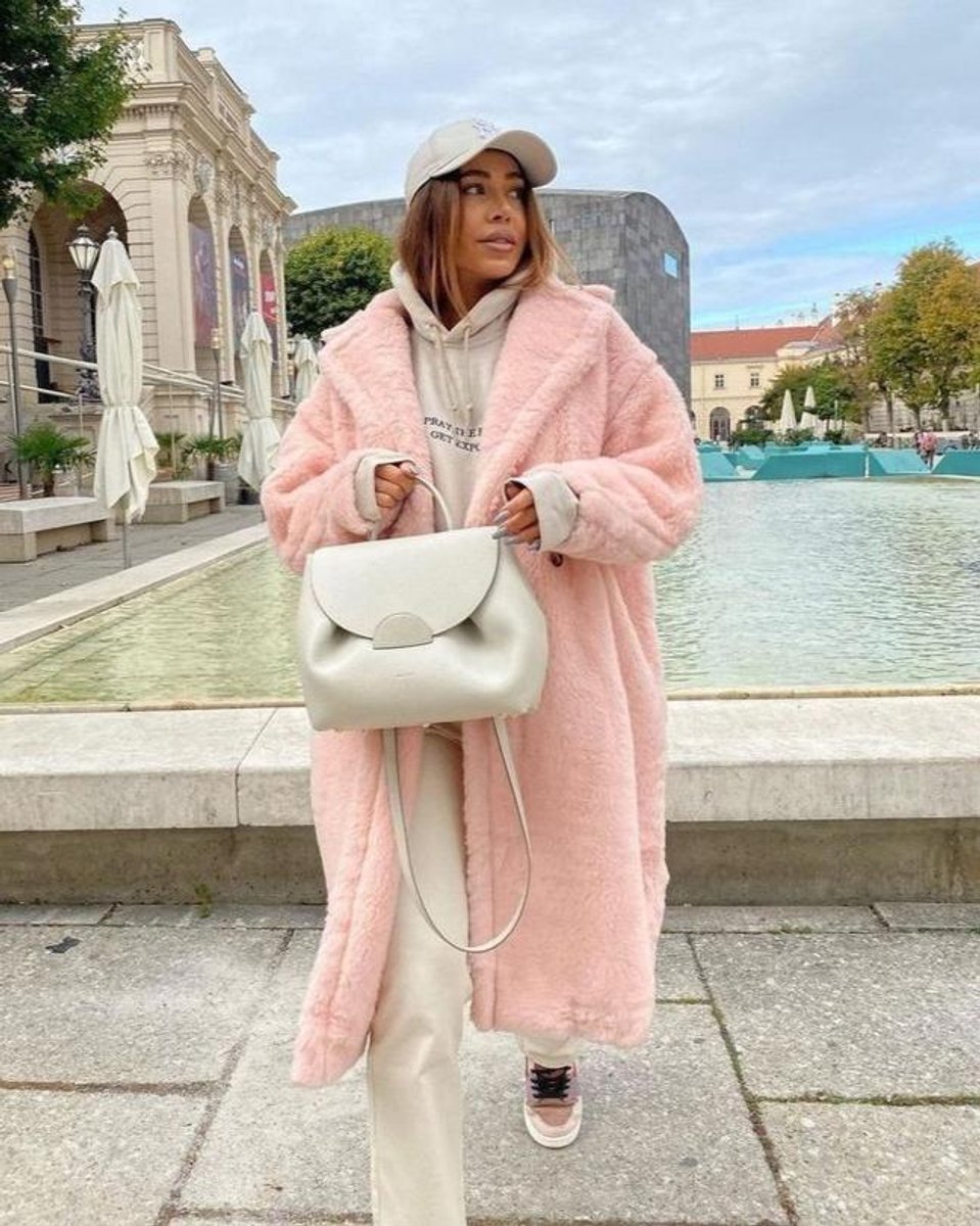 Scarlett | Women's Long Teddy Coat Oversized Fluffy Faux Fur Winter Coat