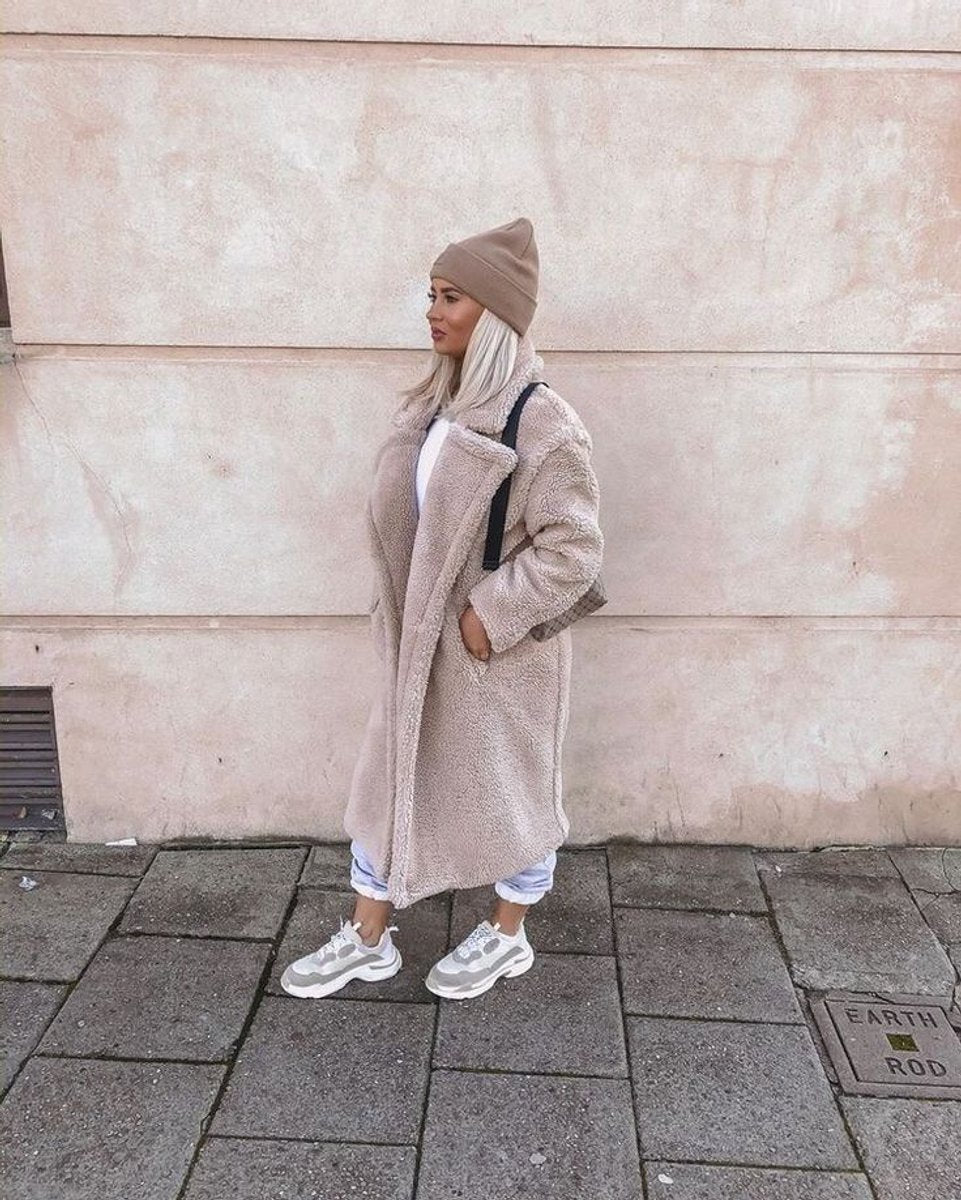 Scarlett | Women's Long Teddy Coat Oversized Fluffy Faux Fur Winter Coat