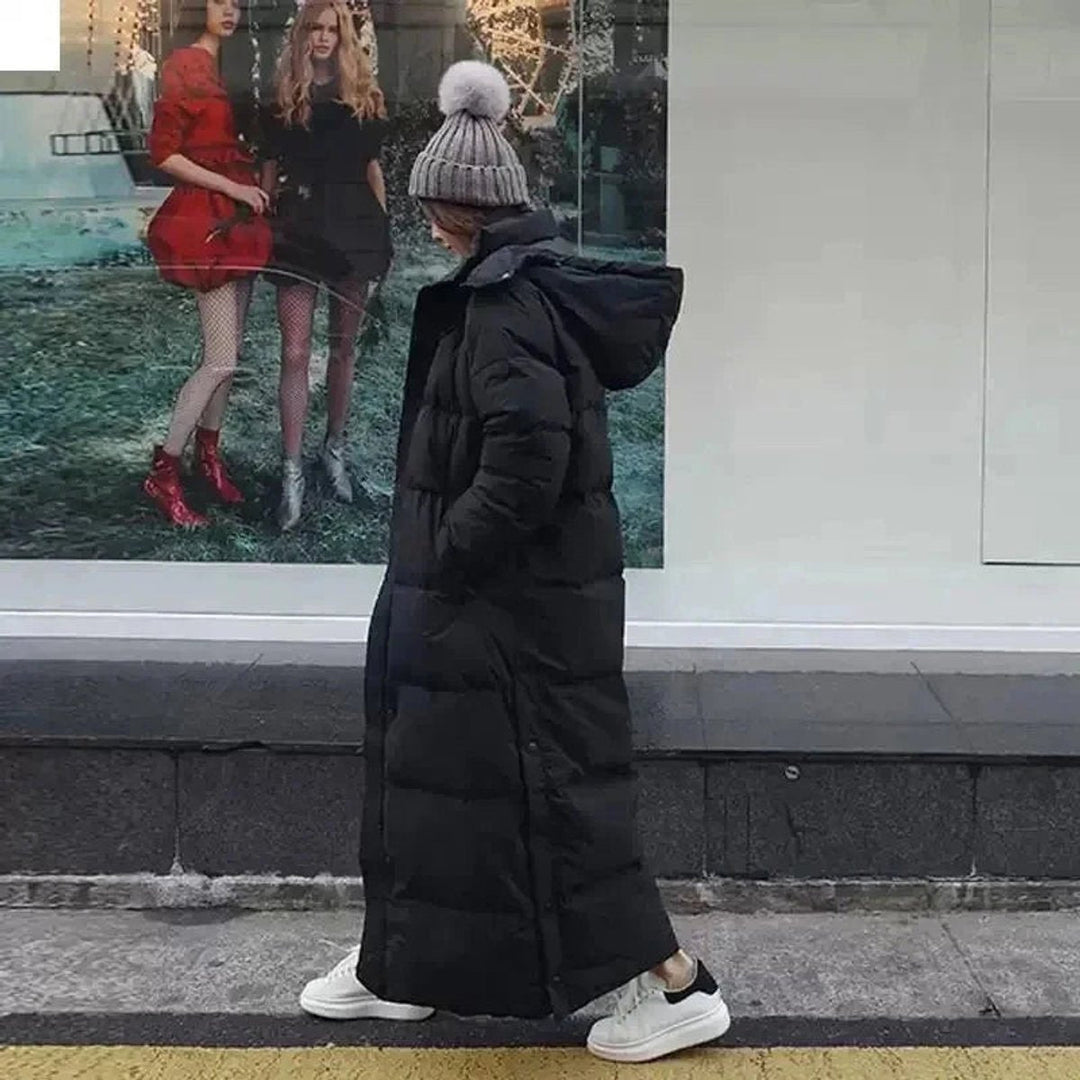 Mia | Women's Maxi Hooded Ladies Puffer Jacket Long Padded Coat