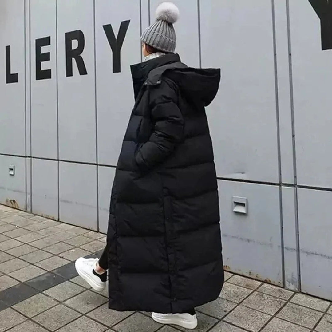 Mia | Women's Maxi Hooded Ladies Puffer Jacket Long Padded Coat