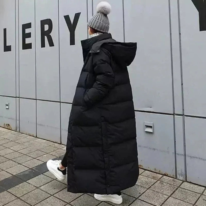 Mia | Women's Maxi Hooded Ladies Puffer Jacket Long Padded Coat