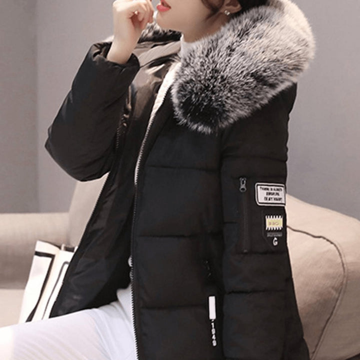 Grace | Women's Mid-Length Hooded Ladies Puffer Jacket Windproof Coat