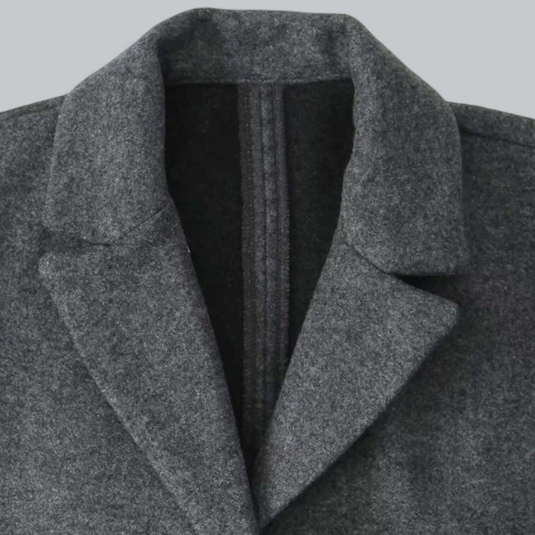 Sophie | Women's Open Front Longline Wool Coat Elegant Trench