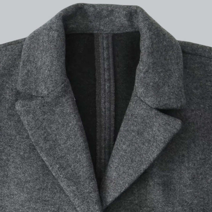 Sophie | Women's Open Front Longline Wool Coat Elegant Trench