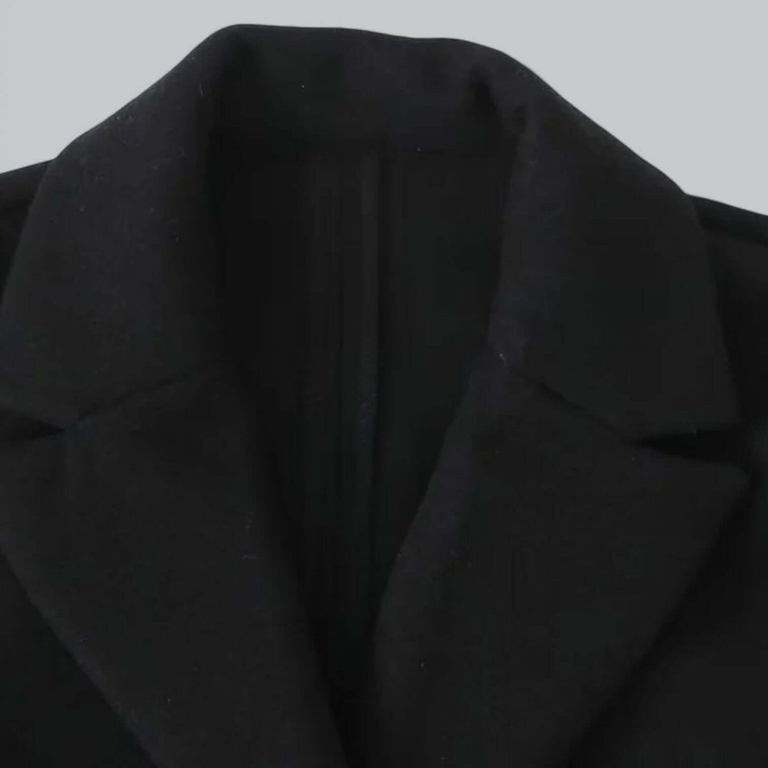 Sophie | Women's Open Front Longline Wool Coat Elegant Trench