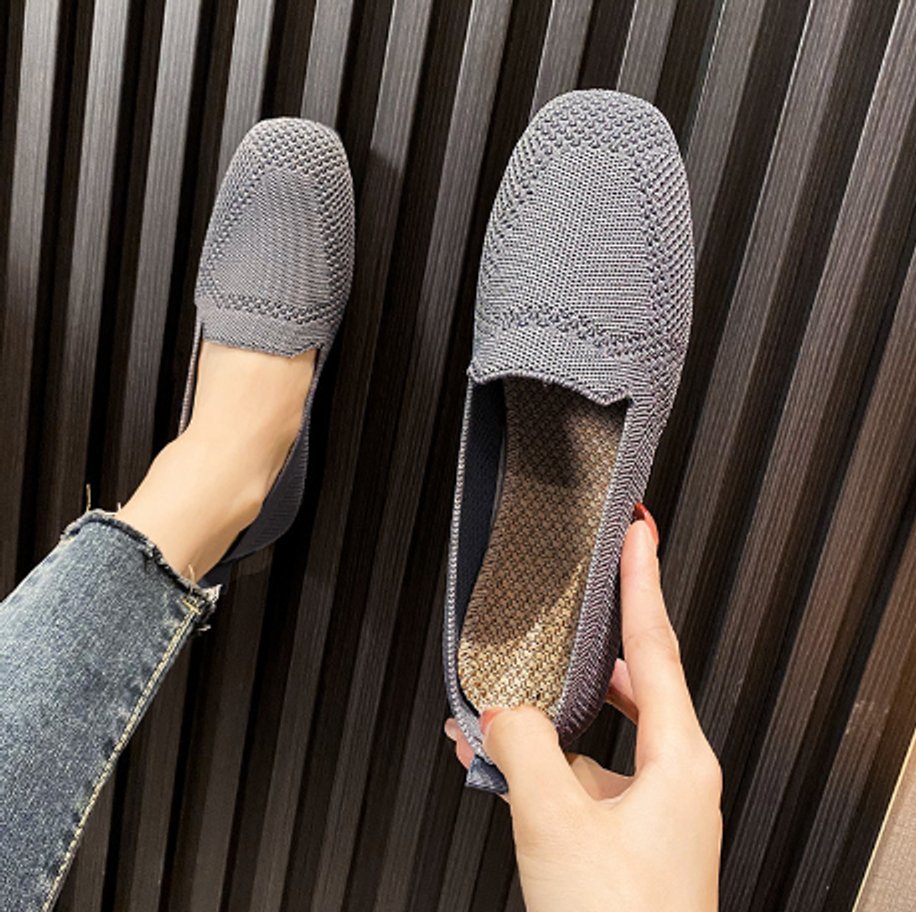 Sienna | Women's Orthopedic Cushioned Slip-On Knit Loafers
