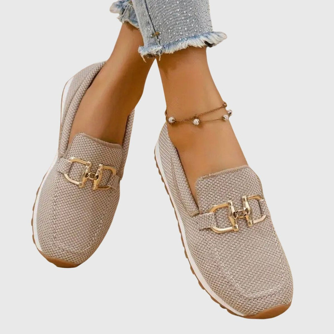 Aria | Women's Orthopedic Memory-Foam Slip-On Horsebit Loafer Trainers
