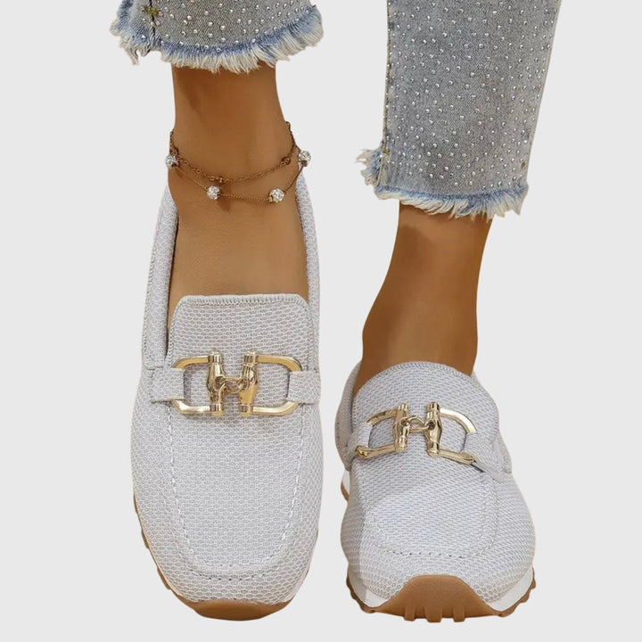 Aria | Women's Orthopedic Memory-Foam Slip-On Horsebit Loafer Trainers