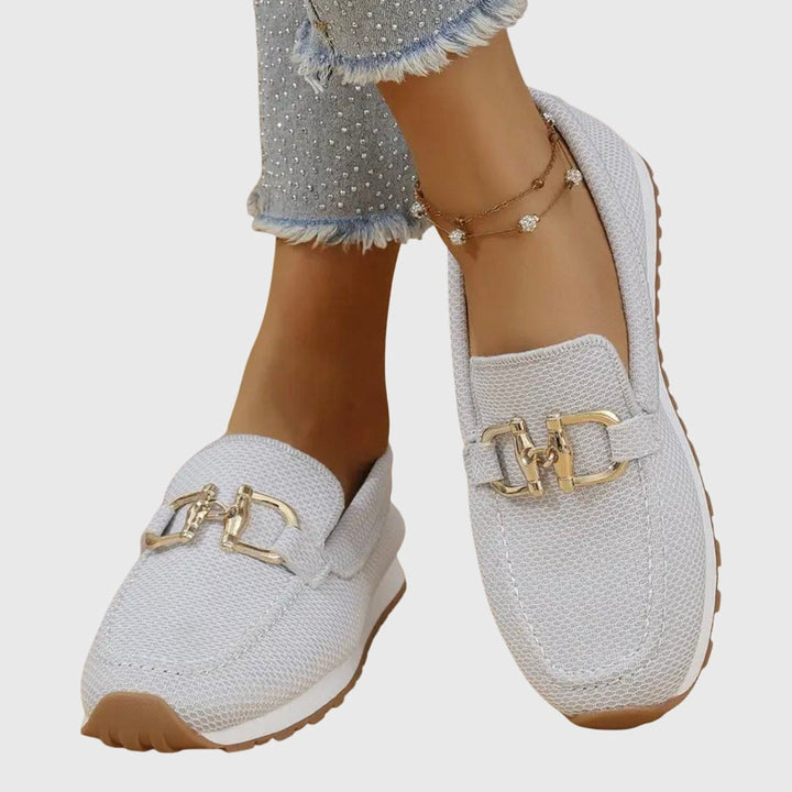 Aria | Women's Orthopedic Memory-Foam Slip-On Horsebit Loafer Trainers