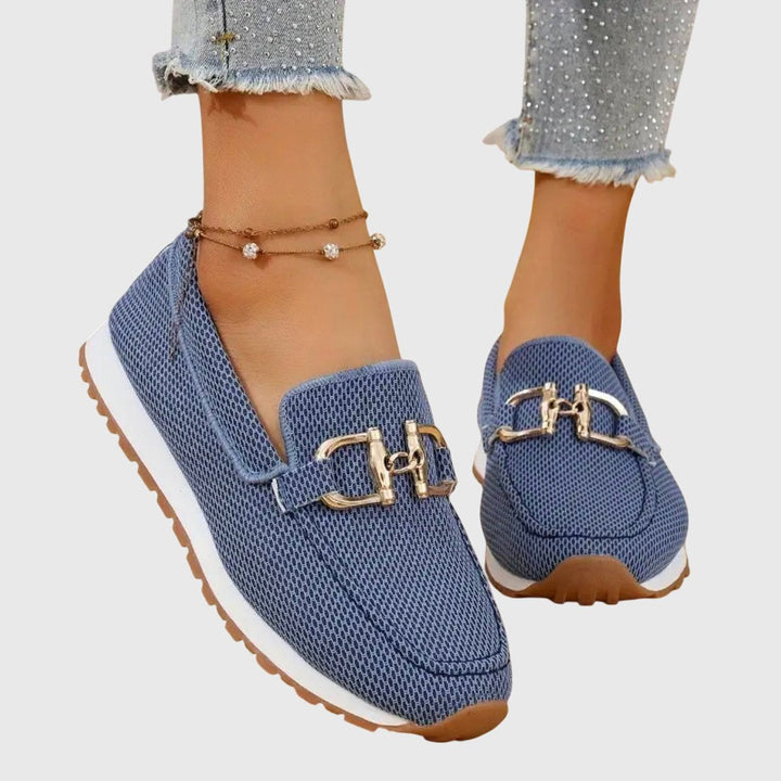 Aria | Women's Orthopedic Memory-Foam Slip-On Horsebit Loafer Trainers