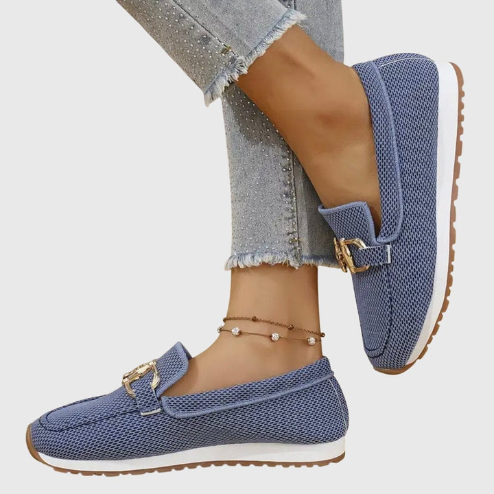 Aria | Women's Orthopedic Memory-Foam Slip-On Horsebit Loafer Trainers