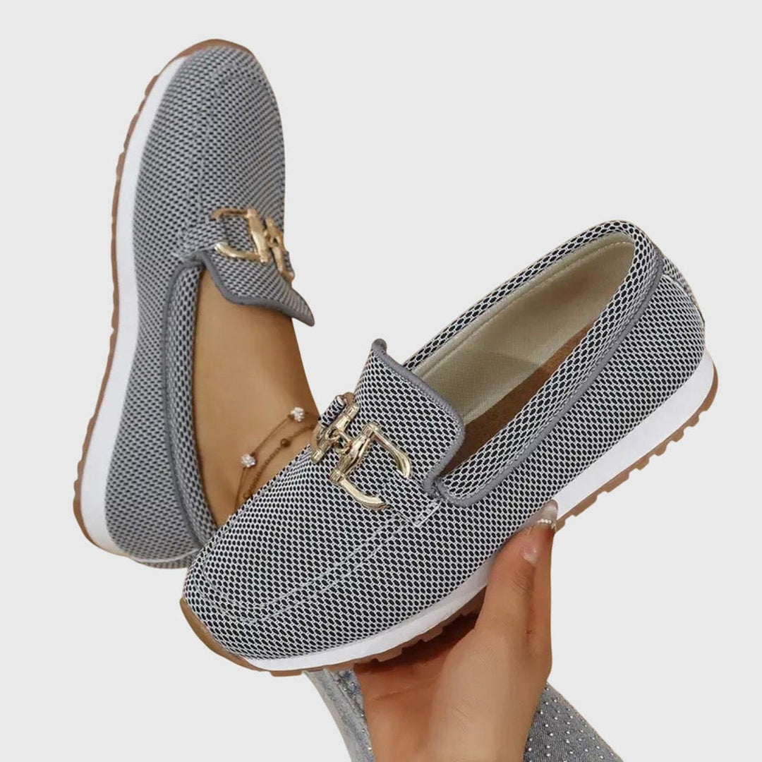 Lily | Women's Orthopedic Memory-Foam Slip-On Horsebit Loafer Trainers