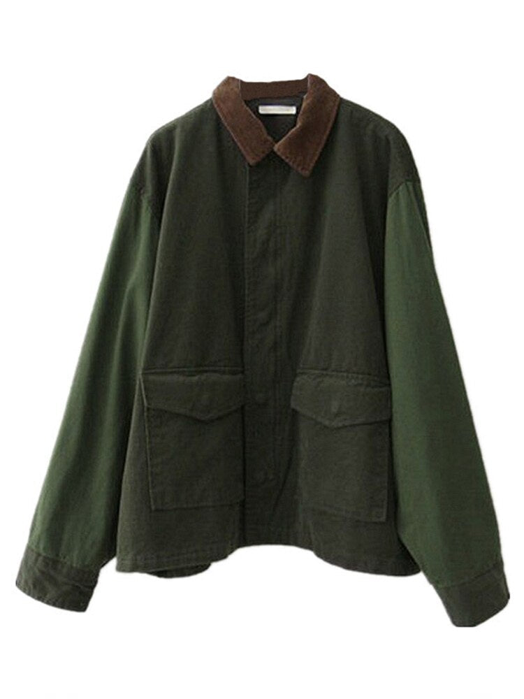 Women’s Oversized Utility Jacket – Relaxed Layer for Everyday Transitional Wear