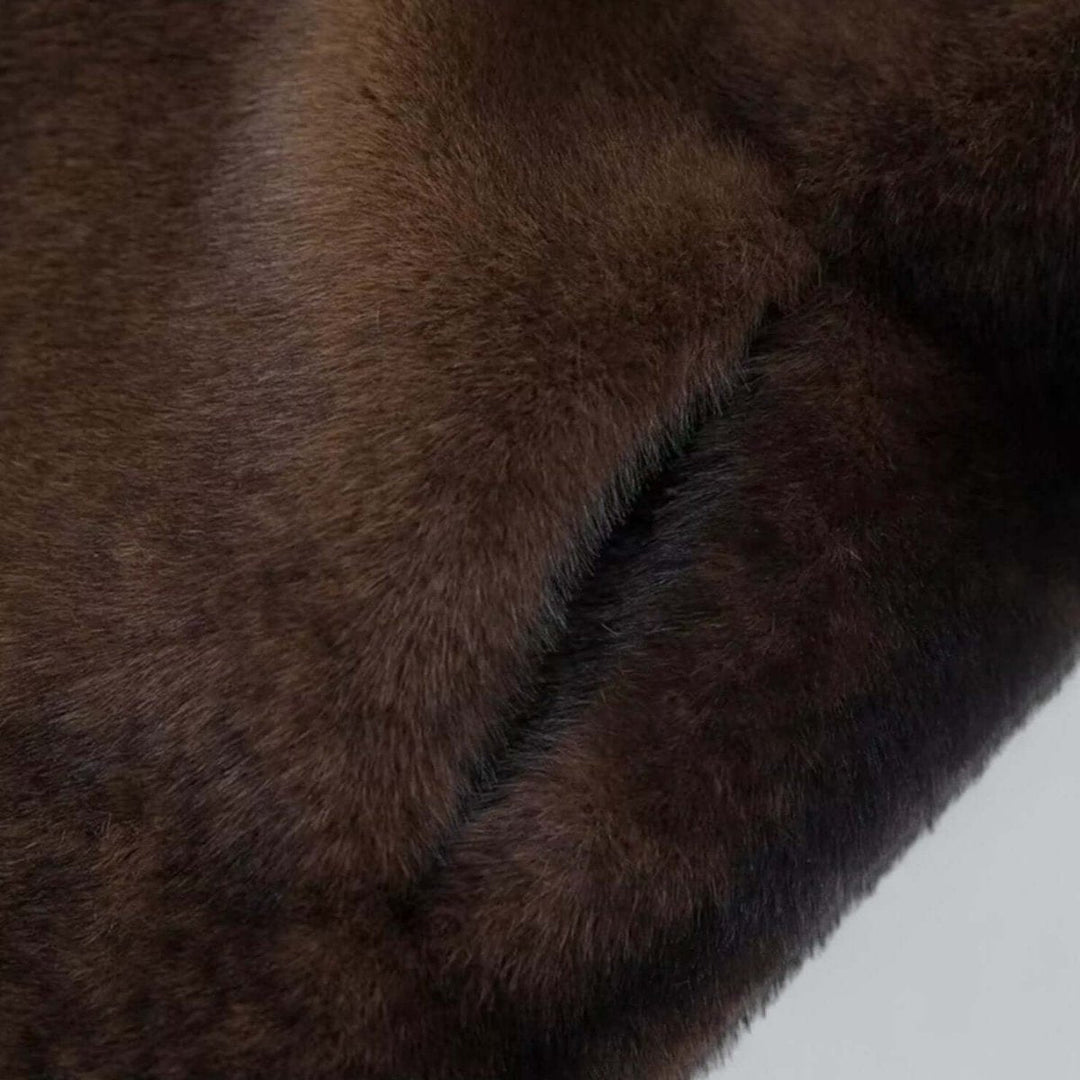 Sophie | Women's Oversized Long Faux Fur Coat Relaxed Winter Trench Coat