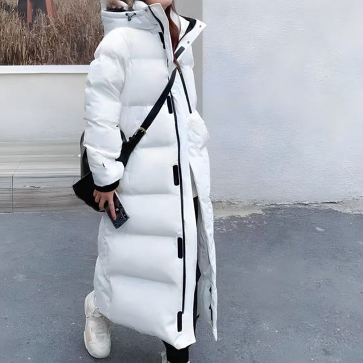 Ella | Women's Oversized Long Ladies Puffer Jacket Hooded Padded Coat