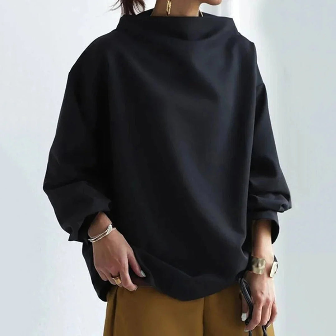 Olivia | Women's Oversized Roll Neck Jumper Batwing Sleeve