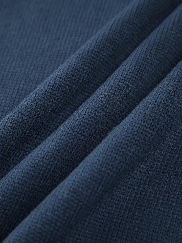 Mia | Women's Oversized Ribbed Roll Neck Knitted Jumper Wide Cuffs