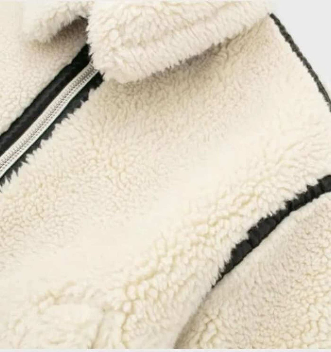 Aria | Women's Oversized Teddy Fleece Zip-Up Coat