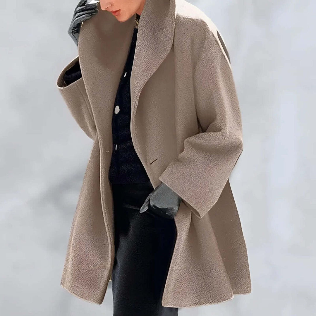 Isla | Women's Oversized Wool Coat Elegant Long Trench Coat