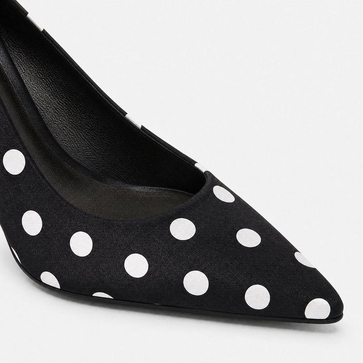 Ella | Women's Polka Dot Pointed Toe Stiletto Court Shoes