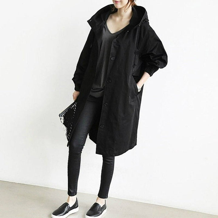 Evelyn | Women's Relaxed-Fit Water-Resistant Longline Trench Coat