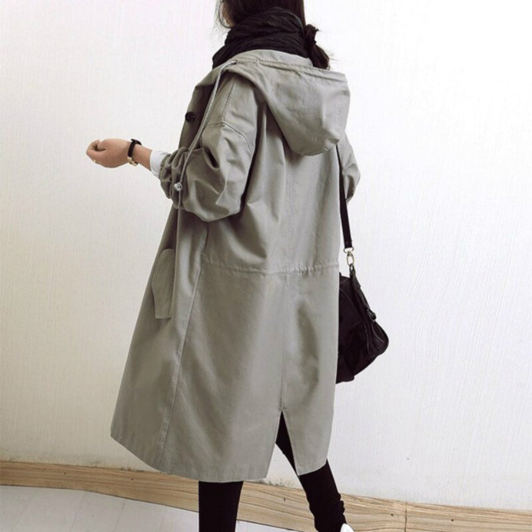 Evelyn | Women's Relaxed-Fit Water-Resistant Longline Trench Coat