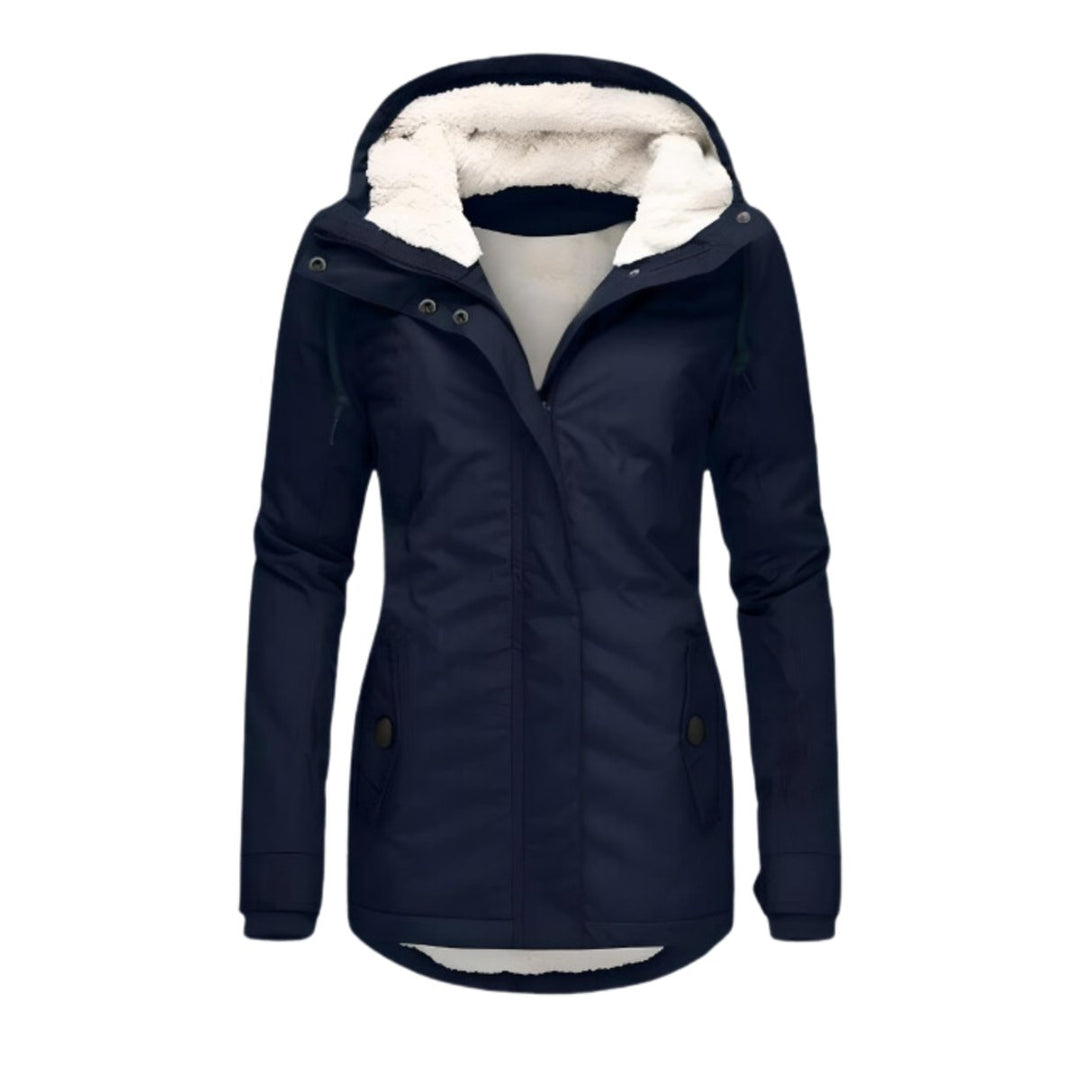 Grace | Women's Sherpa-Lined Hooded Waterproof Parka Coat