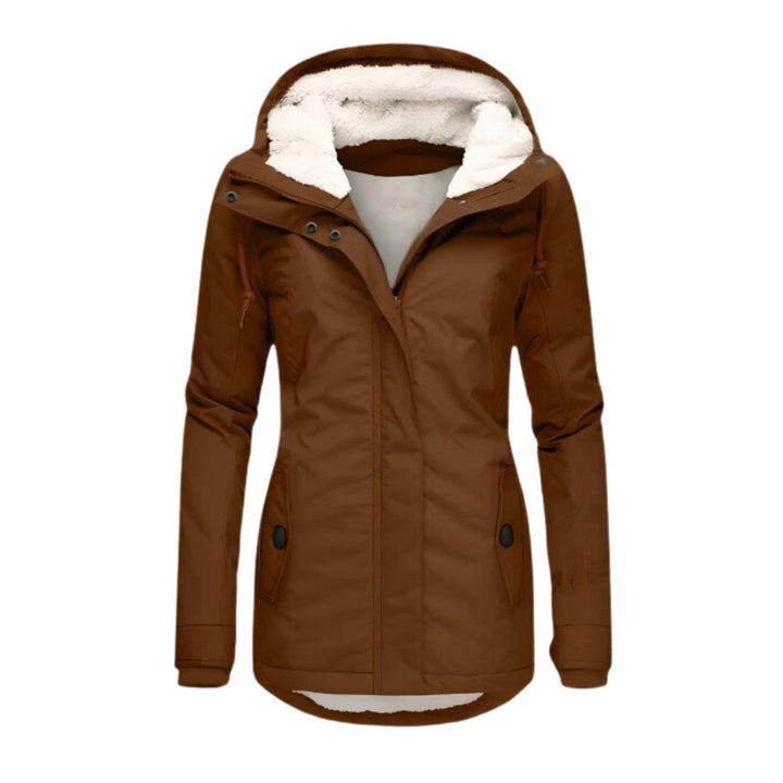 Grace | Women's Sherpa-Lined Hooded Waterproof Parka Coat