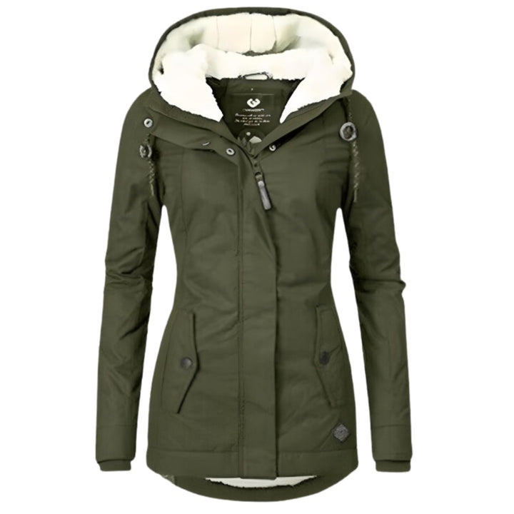 Grace | Women's Sherpa-Lined Hooded Waterproof Parka Coat