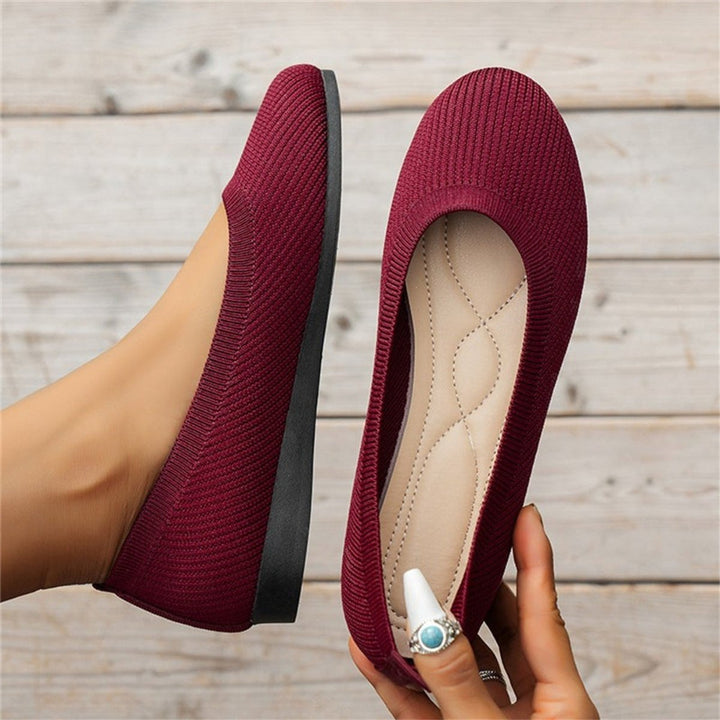 Ivy | Women's Slip-On Knit Ballet Flats Lightweight Everyday Loafers