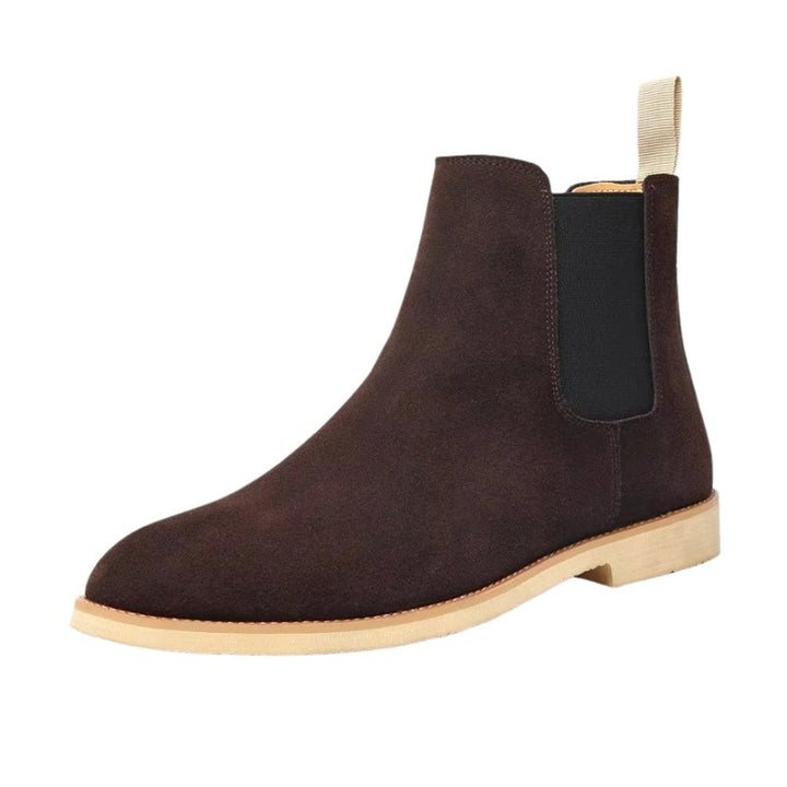 Mia | Women's Suede Slip-On Chelsea Ankle Boots Non-Slip Sole