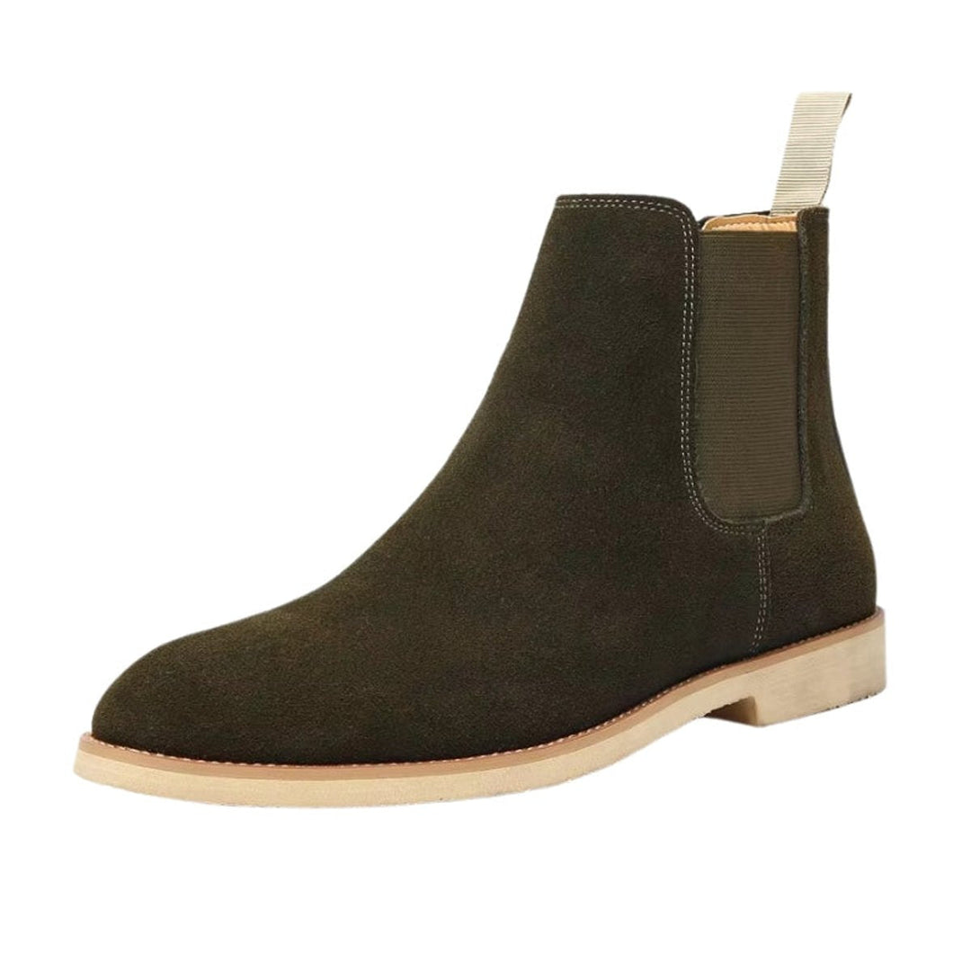 Mia | Women's Suede Slip-On Chelsea Ankle Boots Non-Slip Sole