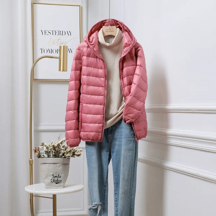 Florence | Women's Ultralight Hooded Foldable Ladies Puffer Jacket