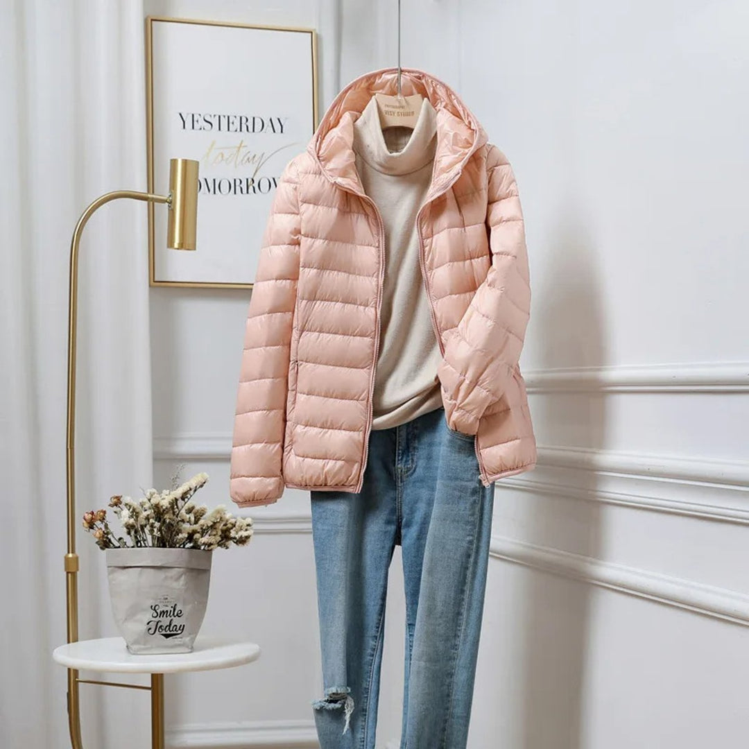 Florence | Women's Ultralight Hooded Foldable Ladies Puffer Jacket