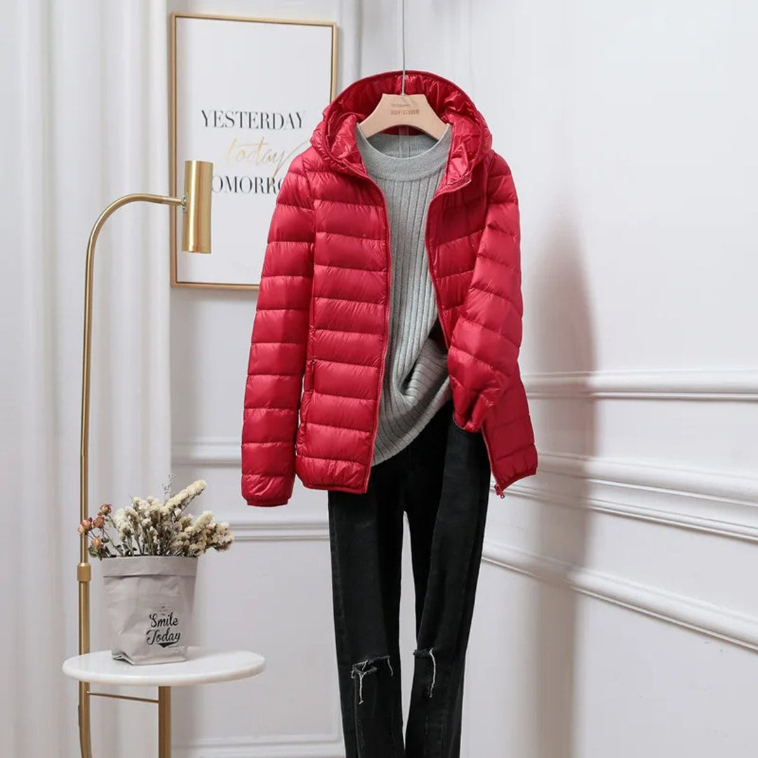 Florence | Women's Ultralight Hooded Foldable Ladies Puffer Jacket