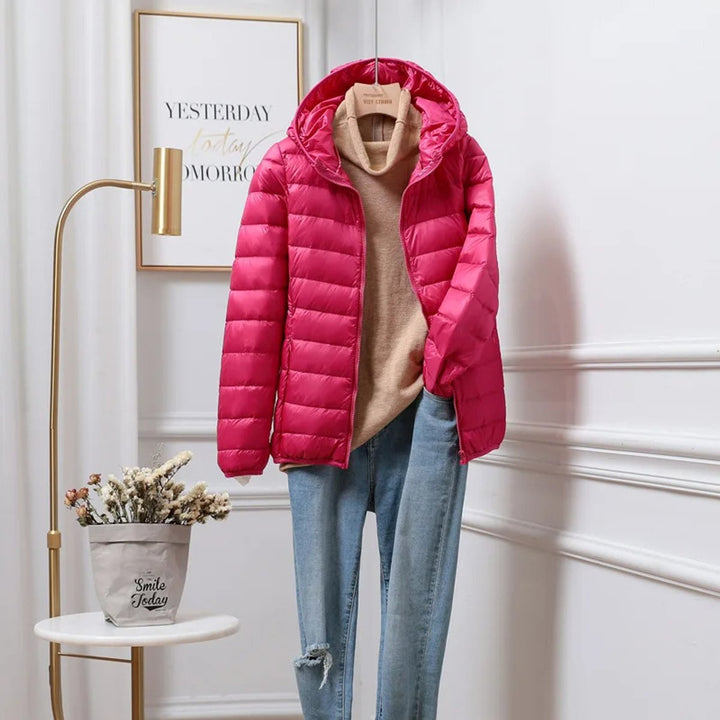 Florence | Women's Ultralight Hooded Foldable Ladies Puffer Jacket