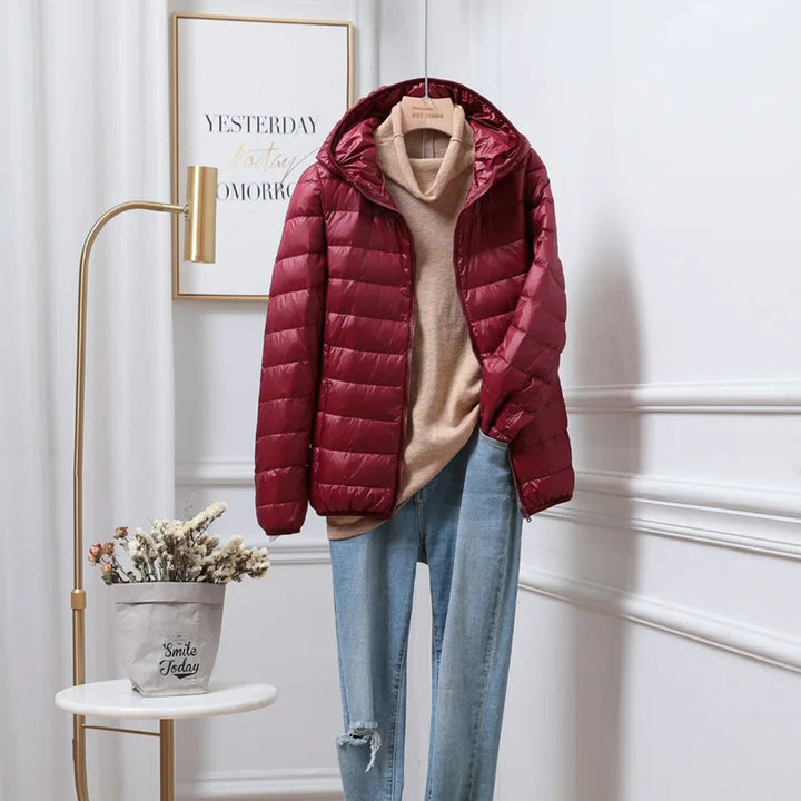 Florence | Women's Ultralight Hooded Foldable Ladies Puffer Jacket