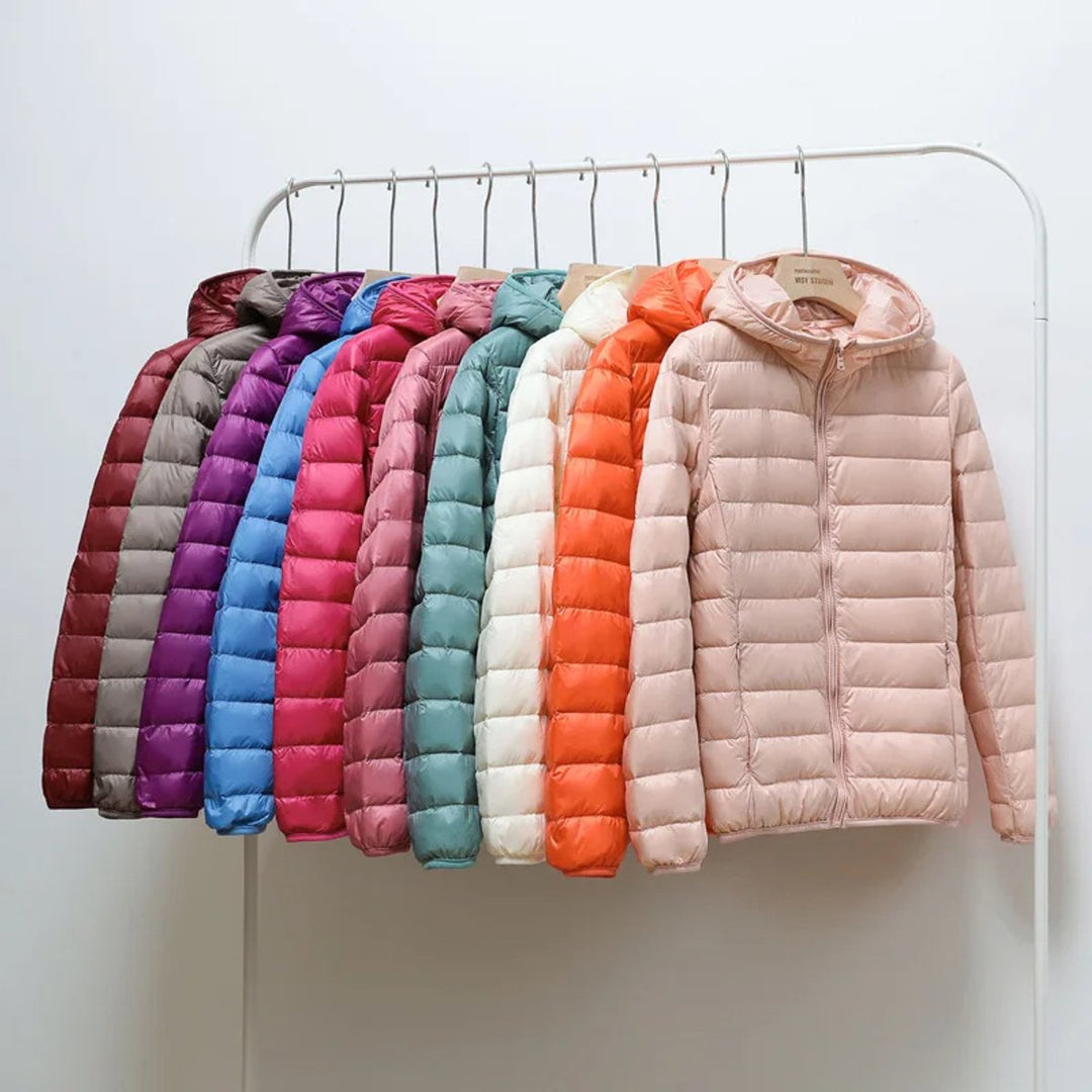 Florence | Women's Ultralight Hooded Foldable Ladies Puffer Jacket